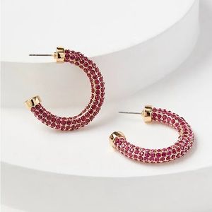 Sparkle Hoop Earrings | Loft